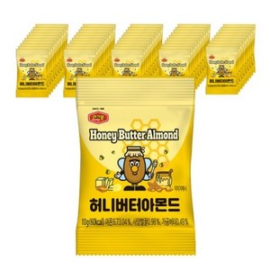 머거본 허니버터 아몬드, 10g, 100개