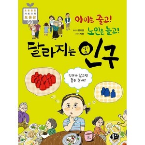 아이는 줄고! 노인은 늘고! 달라지는 인구 : 인구가 많으면 좋은 걸까?, 뭉치, 문미영 글/박현 그림, 9791163633389, 초등융합 사회과학 토론왕