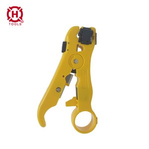 HANLONG TOOLS 한롱 동축 케이블 스트리퍼 HT-352 피복 탈피기 전선 인터넷 랜케이블 랜툴 모듈 UTP STP 스트립퍼 랜 전화 팩스 원형 카리스툴, 1개