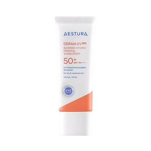 에스트라 더마UV365 장벽수분 무기자차 선크림 SPF50+ PA++++, 25ml, 1개