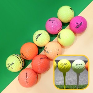 [윅스] 하이퀄리티 로스트 골프공 로스트볼 A+급 유명브랜드 진짜깨끗한 볼, 1개, 30개입, [A+ 브랜드혼합] 컬러