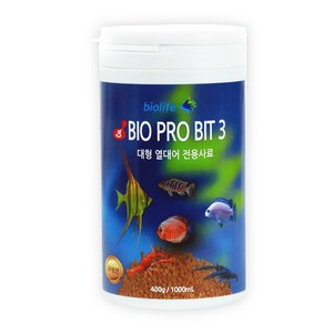 바이오 프로 비트 3 대형열대어 1000ml / 400g, 1L, 1개