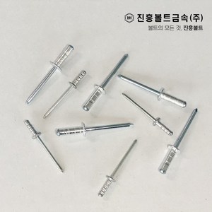 블라인드 리벳 브라인드 리베트 (알루미늄 스텐) 봉지 판매, 200개, 2.스텐, 4.8X20=200EA