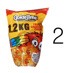 코스트코 트리플 초코청크(쿠키타임 트리플 초코릿쿠키), 2개, 1.2kg