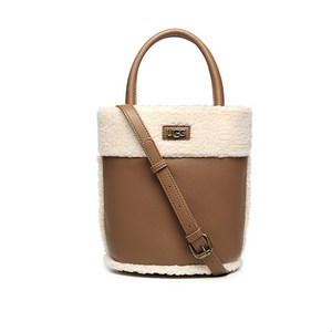 어그 UGG 램스울 숄더백 크로스백 핸드백 버킷 백 20*14*23CM