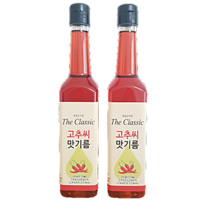 더클래식 고추기름 500ml 2개