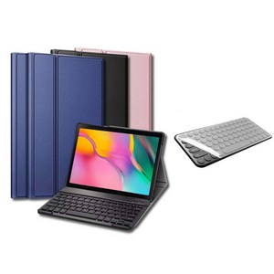삼성 갤럭시탭A 10.1 SM-T510N T515N 블루투스 무선 키보드 케이스 북커버 케이스나라, 네이비