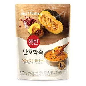 햇반 비비고 단호박죽, 420g, 20개