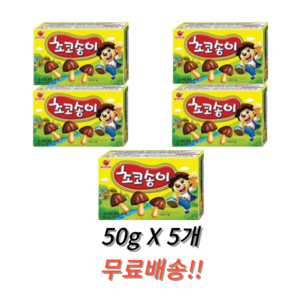 오리온 초코송이, 50g, 5개