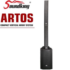 ARTOS1200W 아토스1200W 고급우드타입 인클로저 컬럼어레이시스템/ 1200W 사운드킹 SOUNDKING 3인치 6방/ 12인치 액티브 우퍼 소프트케이스 별매!