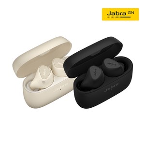 Jabra 자브라 Elite 5 엘리트5 블루투스이어폰 무선이어폰 하이브리드 ANC 초고속페어링 급속충전 뮤직이퀄라이저, 골드베이지