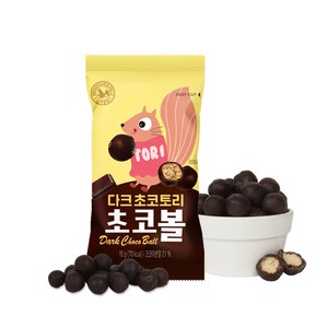 산과들에 다크 초코토리 초콜릿 초코볼, 15g, 30개