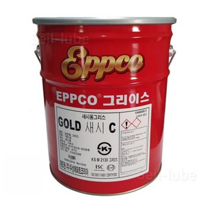 우성 EPPCO 앱코 골드 새시C 그리스 #2 15KG 자동차 샤시 범용 베어링 오픈 기어용 갈색 구리스 (막구리스), 1개