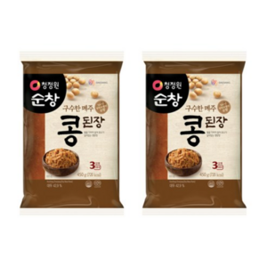 청정원 구수한 메주 콩된장, 2개, 450g