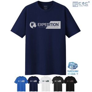 ㄷㅎㄷ+빅사이즈 L~4XL까지 남자 반팔티 데일리 익스페디션 EXPEDITION 남여공용 반팔 티셔츠