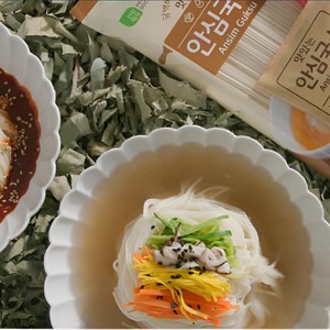 [맛있는 안심국수 체험5인분] 바나바잎 구찌뽕 면/3분조리/초간단 건강국수, 4개, 500g