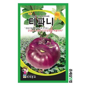 티파니 2500립 / F1콜라비 적색콜라비 콜라비씨앗, 1개