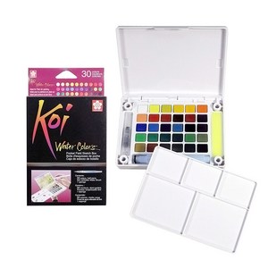 사쿠라 코이 WATER COLORS 30 COLOR SET 고체물감, 단품