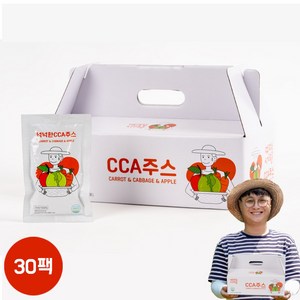 [넉넉한사람들] 직접 짠 NFC 국내산 진짜 CCA주스, 30개, 100ml