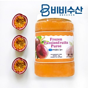 비비수산 씨없는 패션후르츠 퓨레 1kg(병포장), 1kg, 1개