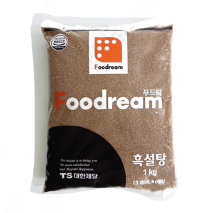 대한제당 푸드림 흑설탕 1kg, 17개