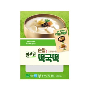 (냉장)[풀무원]순쌀떡국떡400g, 5개, 400g