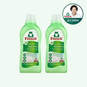 [김혜자 세제] 프로쉬 독일 섬유유연제 알로에베라 750ml 단품, 2개