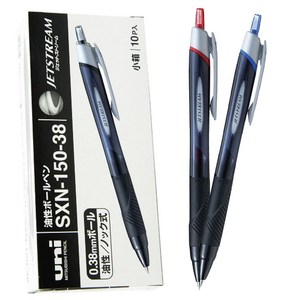 유니 제트스트림 1타 SXN-150-38 0.38mm 10자루, 블루