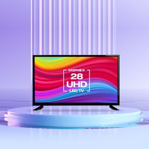 모넥스 71cm 4K UHD 28TV D2801M 고화질 모니터 미니 캠핑 소형, 방문 기본설치