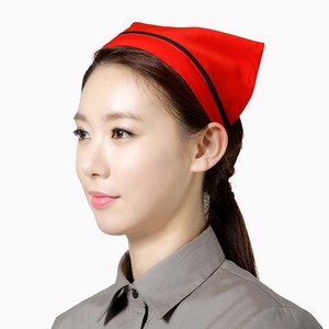 적곤줄 머리띠 스카프 머리띠포함 위생 조리스카프, 1개
