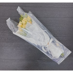 [비닐company] PE투명 와인비닐 꽃다발비닐 손잡이비닐, 50개