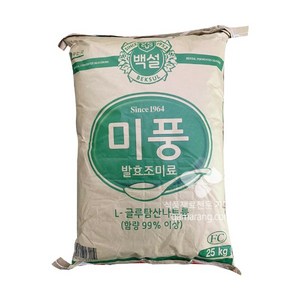 CJ 제일제당 발효조미료 미풍FC 25kg 60-120메쉬 조미료 MSG, 1개