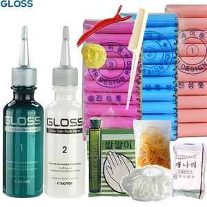 고급 셀프펌 셀프파마 1set 파마셋트 퍼머약 파마약 파마약셋트 에센스펌 미용실펌 DIY 롯드 구르프 파마종이 어린이파마 가정용파마 추천, 1개, 100ml