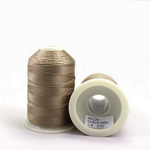 신광상사 나일론 실 30Colos 210D/3 210D/6 가죽실 가방실 소파실 의류 스티치실 스테치, 베이지, 1개