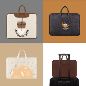 노트북 가방 캐리어 걸이 심플 모던 회사인 직장인가방 15.6인치-16인치형, 15.6인치16인치형 아이보리(우주)