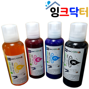 캐논잉크 G3910 G7090 무한리필 호환 G2910 G3900 G4900 100ml, 1세트, 100ml 세트 가정용 추천 (검노파빨)