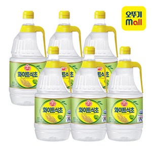 오뚜기 화이트식초, 1.8L, 6개