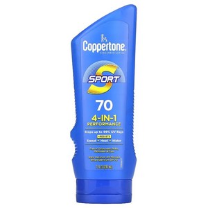 Coppertone 스포츠 선크림로션 SPF 70 건조한피부용 UV자외선차단제 저자극 데일리선블럭 207ml 1개