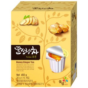 [꽃샘] 생강차포션 15ea, 450g, 15개입, 1개