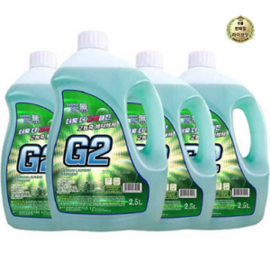 G2 고농축 액체세제 본품, 2.5L, 4개