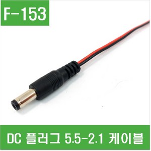 e홈메이드(F-153) DC 플러그 5.5-2.1 케이블, 1개