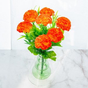 할메이드 생화같은 어버이날 스승의날 조화 꽃 hf12 카네이션 1p, hf12 카네이션 1p 오렌지, 1개