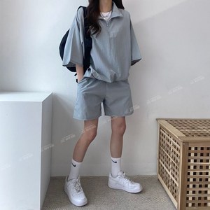 키딜스나인 간지 오버 아노락 반팔 세트