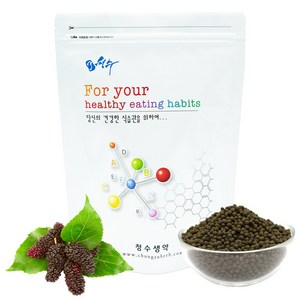 청수생약 국내산 뽕잎환 500g 1kg(500g+500g) 상엽 대용량 쇼핑백 세트, 1개