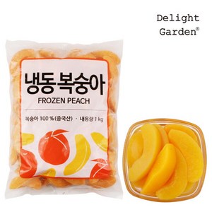 [딜라잇가든] 냉동 복숭아(슬라이스)1kg x 5, 1kg, 5개