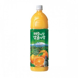 제주사랑감귤사랑 음료, 1.5L, 12개