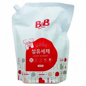 비앤비 섬유세제 리필, 1.8L, 1개