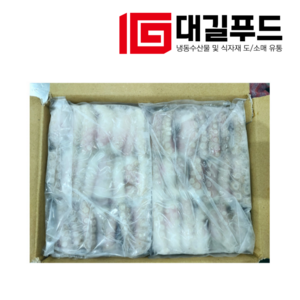 냉동 손질 절단낙지 업소용, 1박스, 인도네시아 L 3kg(500gx6팩)