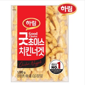 하림 굿초이스 치킨너겟, 1kg, 2개