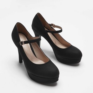 나나구두 여성 누박 가보시 메리제인 스트랩 하이힐 펌프스 13cm